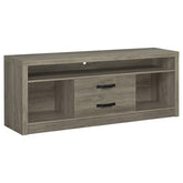 Coaster Burke 2-drawer TV Console Grey Driftwood Model 701024